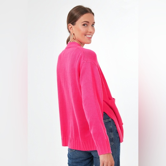 Pomander Place Hot Pink Slone Cardigan - Picture 5 of 10